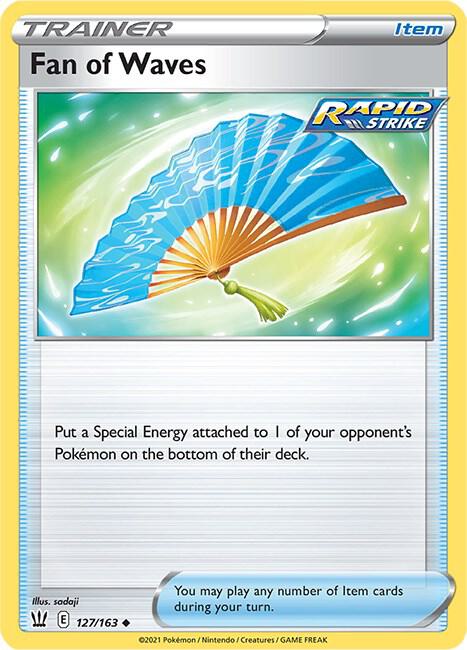 Fan of Waves 127/163 - Pokemon TCG Battle Styles card
