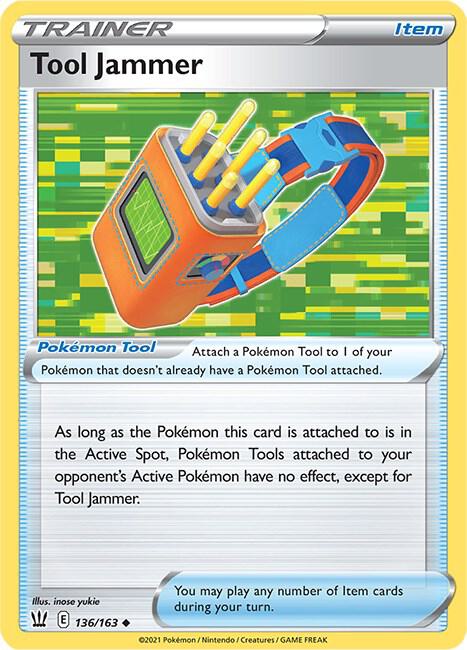 Tool Jammer 136/163 - Pokemon TCG Battle Styles card