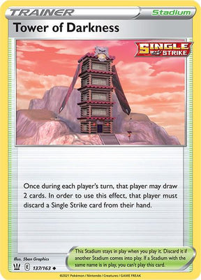 Tower of Darkness 137/163 - Pokemon TCG Battle Styles card