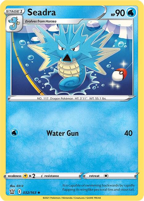Seadra 032/163 - Pokemon TCG Battle Styles card