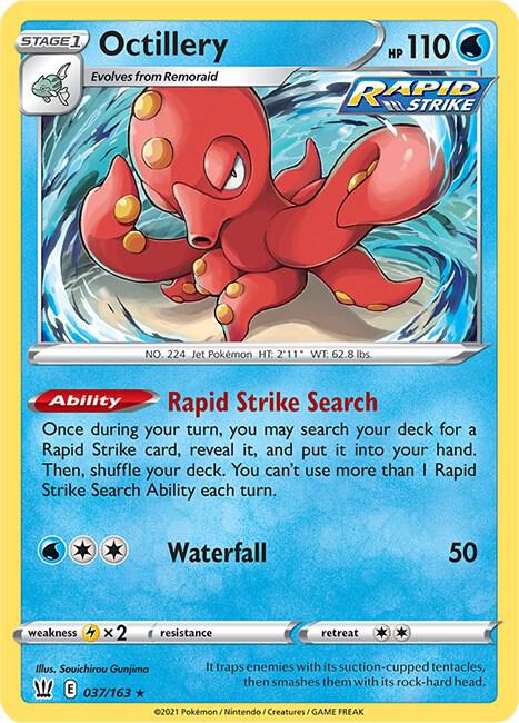 Octillery 037/163 - Pokemon TCG Battle Styles card