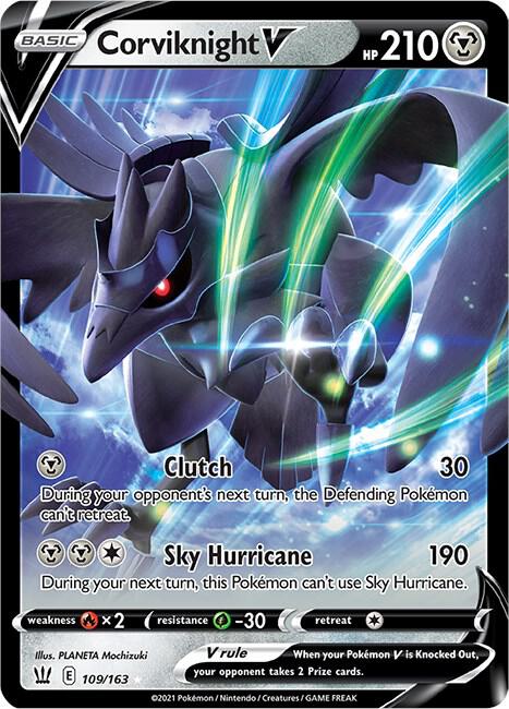 Corviknight V 109/163 - Pokemon TCG Battle Styles card