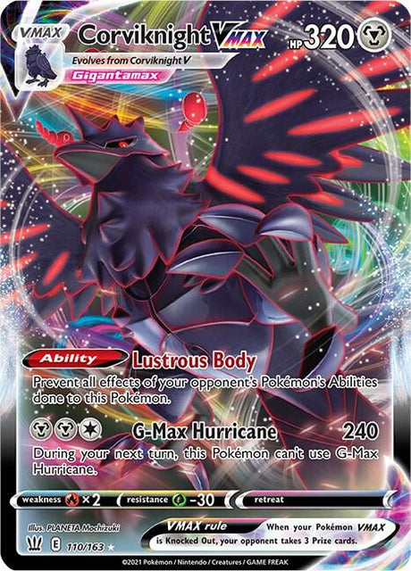 Corviknight VMAX 110/163 - Pokemon TCG Battle Styles card