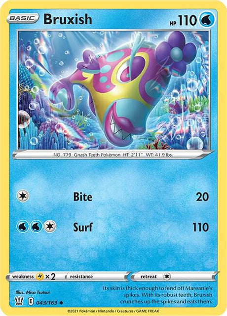 Bruxish 043/163 - Pokemon TCG Battle Styles card