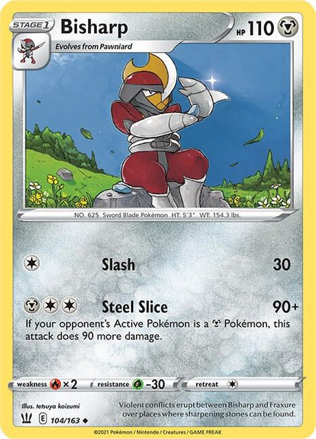 Bisharp 104/163 - Pokemon TCG Battle Styles card