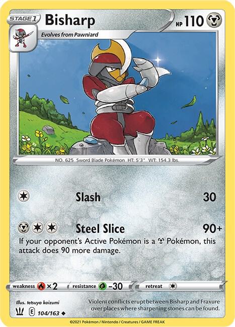 Bisharp 104/163 - Pokemon TCG Battle Styles card