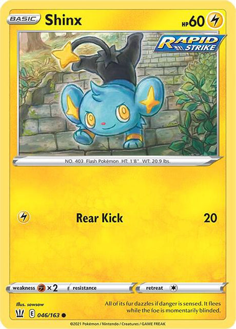 Shinx 046/163 - Pokemon TCG Battle Styles card