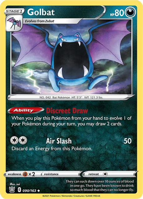 Golbat 090/163 - Pokemon TCG Battle Styles card