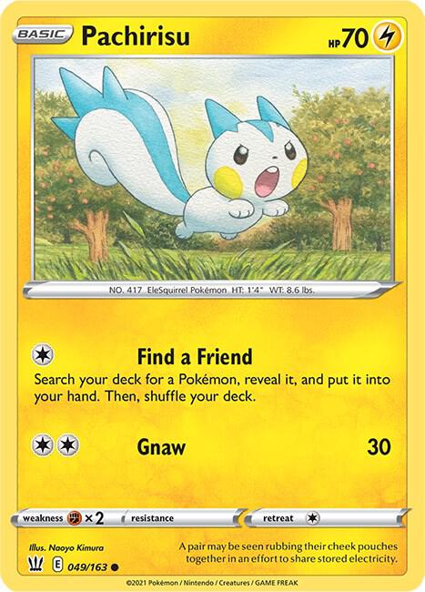 Pachirisu 049/163 - Pokemon TCG Battle Styles card