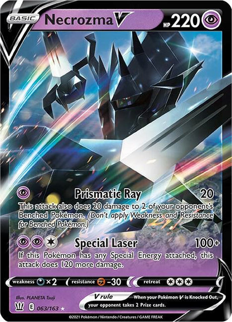 Necrozma V 063/163 - Pokemon TCG Battle Styles card
