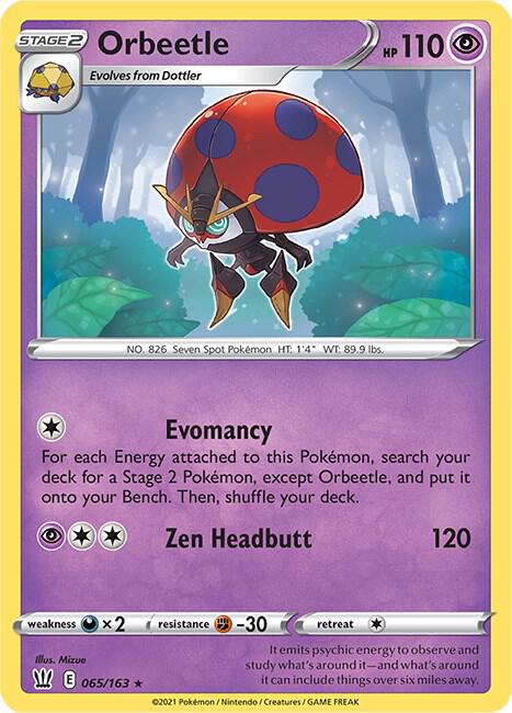 Orbeetle 065/163 - Pokemon TCG Battle Styles card