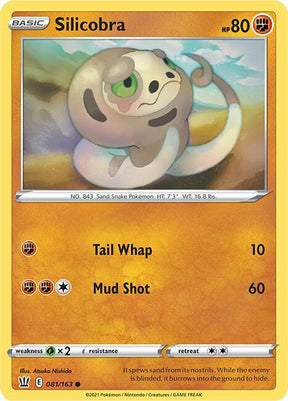 Silicobra 081/163 - Pokemon TCG Battle Styles card