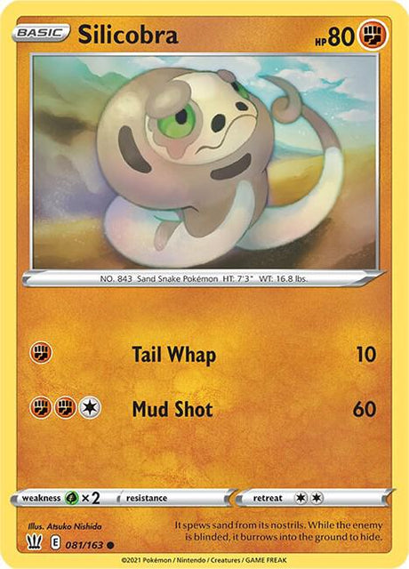 Silicobra 081/163 - Pokemon TCG Battle Styles card