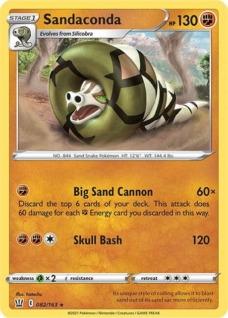 Sandaconda 082/163 - Pokemon TCG Battle Styles card