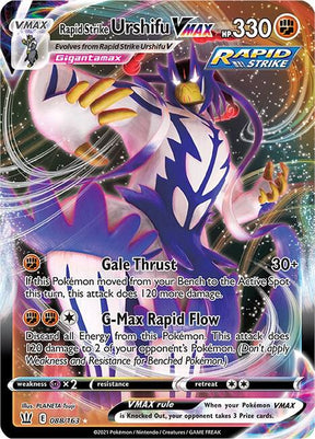 Rapid Strike Urshifu VMAX 088/163 - Pokemon TCG Battle Styles card