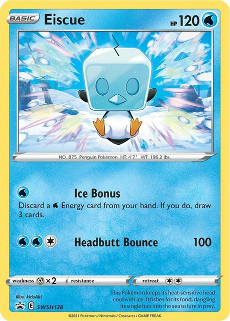 Eiscue SWSH128, Sword & Shield Promos, Holo, English Pokémon TCG card