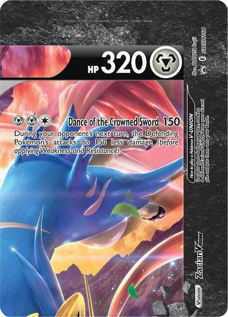 Zacian V-UNION SWSH164, Sword & Shield Promos, Holo, English Pokémon TCG card