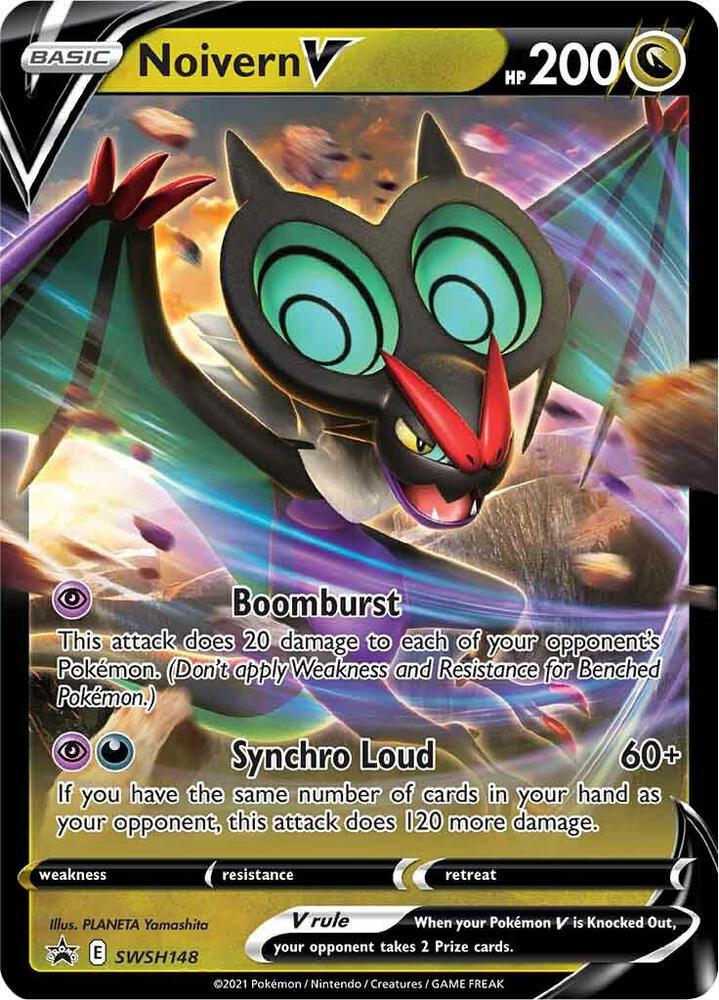 Noivern V SWSH148, Sword & Shield Promos, Holo, English Pokémon TCG card