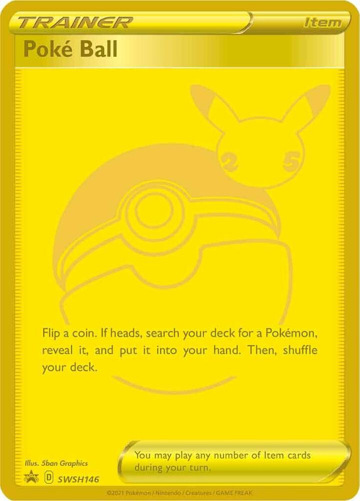 Poke Ball SWSH146, Sword & Shield Promos, Holo, English Pokémon TCG card