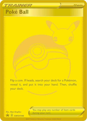 Poke Ball SWSH146, Sword & Shield Promos, Holo, English Pokémon TCG card