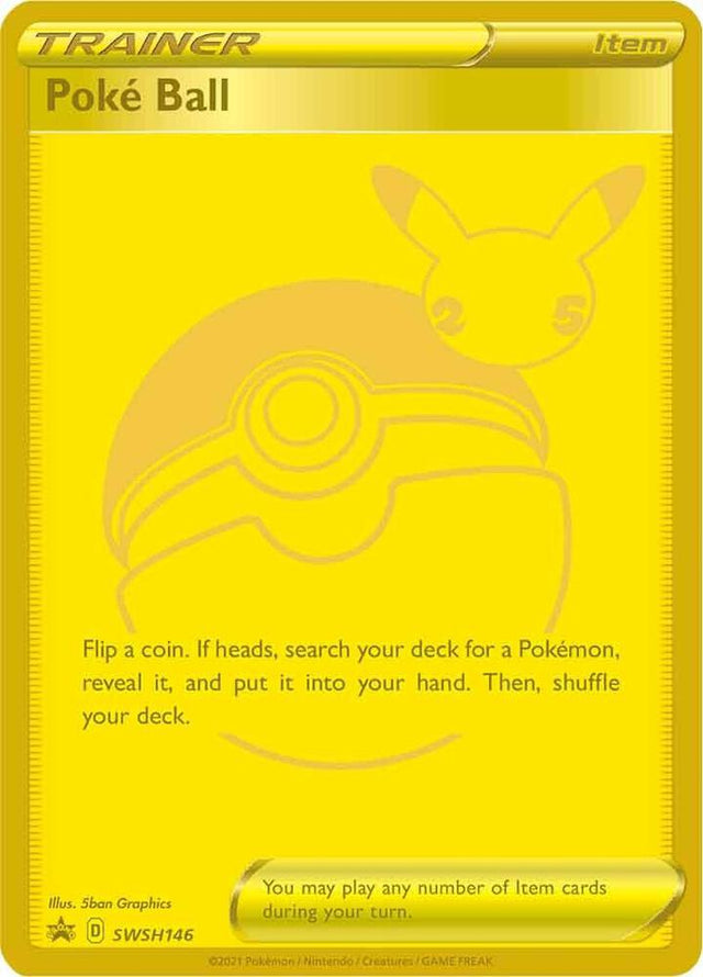 Poke Ball SWSH146, Sword & Shield Promos, Holo, English Pokémon TCG card