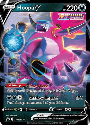 Hoopa V SWSH176, Sword & Shield Promos, Holo, English Pokémon TCG card