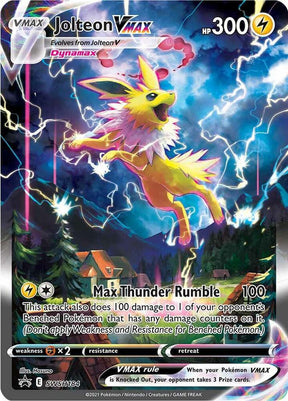 Jolteon VMAX SWSH184, Sword & Shield Promos, Holo, English Pokémon TCG card