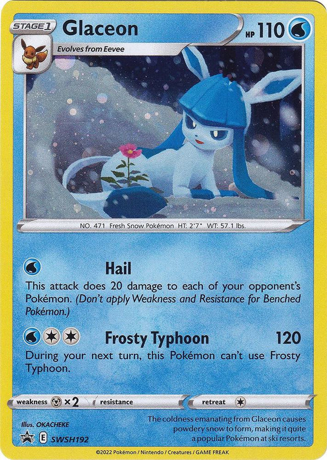 Glaceon SWSH192, Sword & Shield Promos, Holo, English Pokémon TCG card