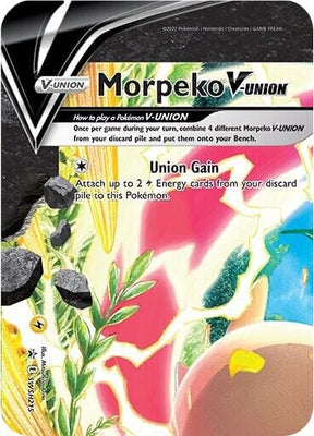 Morpeko V-Union SWSH215, Sword & Shield Promos, Holo, English Pokémon TCG card