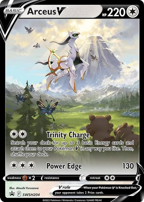 Arceus V SWSH204, Sword & Shield Promos, Holo, English Pokémon TCG card