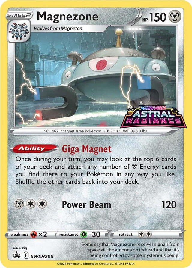 Magnezone SWSH208, Sword & Shield Promos, Holo, English Pokémon TCG card