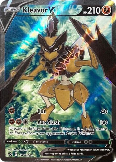 Kleavor V (Full Art) SWSH248, Sword & Shield Promos, Textured, English Pokémon TCG card