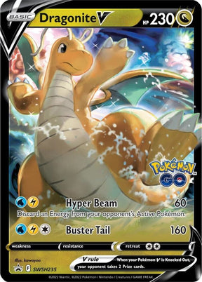 Dragonite V SWSH235, Sword & Shield Promos, Holo, English Pokémon TCG card