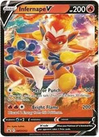 Infernape V SWSH252, Sword & Shield Promos, Holo, English Pokémon TCG card