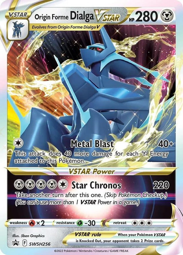 Origin Forme Dialga VSTAR SWSH256, Sword & Shield Promos, Holo, English Pokémon TCG card