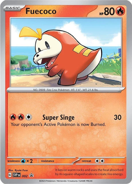 Fuecoco 002 - Pokemon TCG Scarlet & Violet Promos card