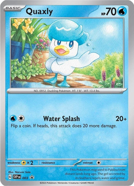 Quaxly 003 - Pokemon TCG Scarlet & Violet Promos card