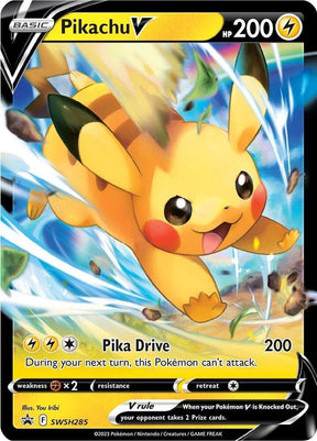 Pikachu V SWSH285, Sword & Shield Promos, Holo, English Pokémon TCG card