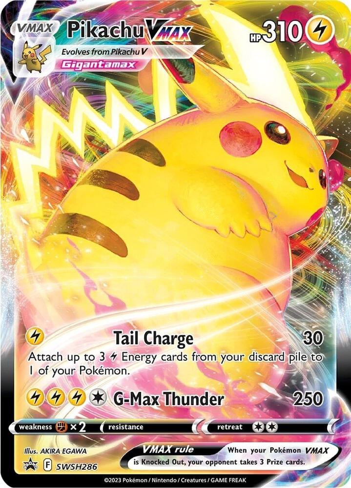 Pikachu VMAX SWSH286, Sword & Shield Promos, Holo, English Pokémon TCG card