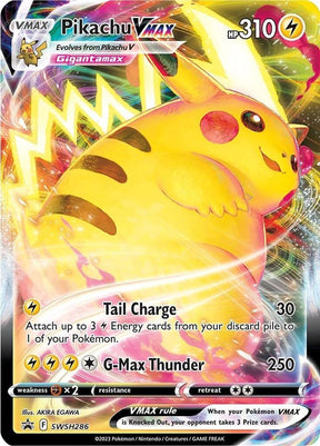 Pikachu VMAX SWSH286, Sword & Shield Promos, Holo, English Pokémon TCG card