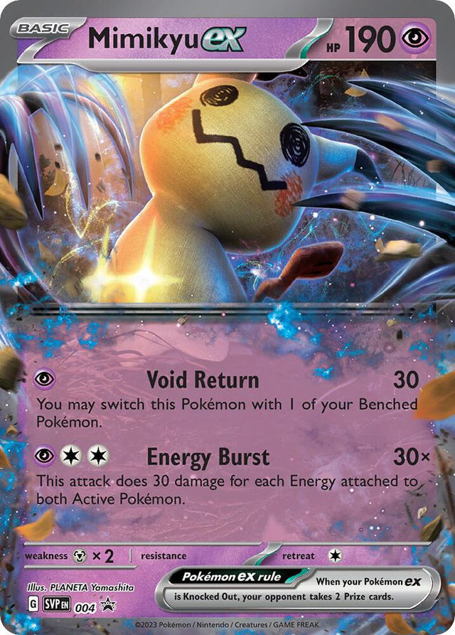 Mimikyu ex 004 - Pokemon TCG Scarlet & Violet Promos card