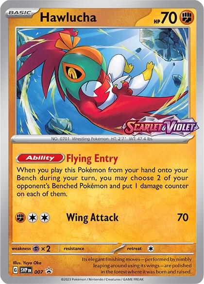 Hawlucha (Prerelease) 007 - Pokemon TCG Scarlet & Violet Promos card