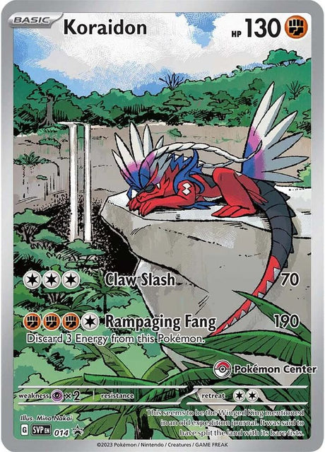 Koraidon (Pokemon Center Exclusive) 014 - Pokemon TCG Scarlet & Violet Promos card