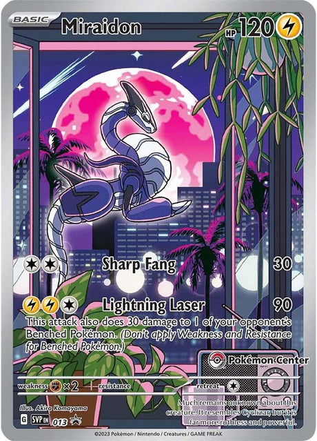Miraidon (Pokemon Center Exclusive) 013 - Pokemon TCG Scarlet & Violet Promos card