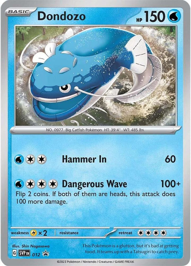 Dondozo 012 - Pokemon TCG Scarlet & Violet Promos card