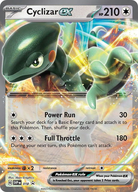 Cyclizar ex 018 - Pokemon TCG Scarlet & Violet Promos card
