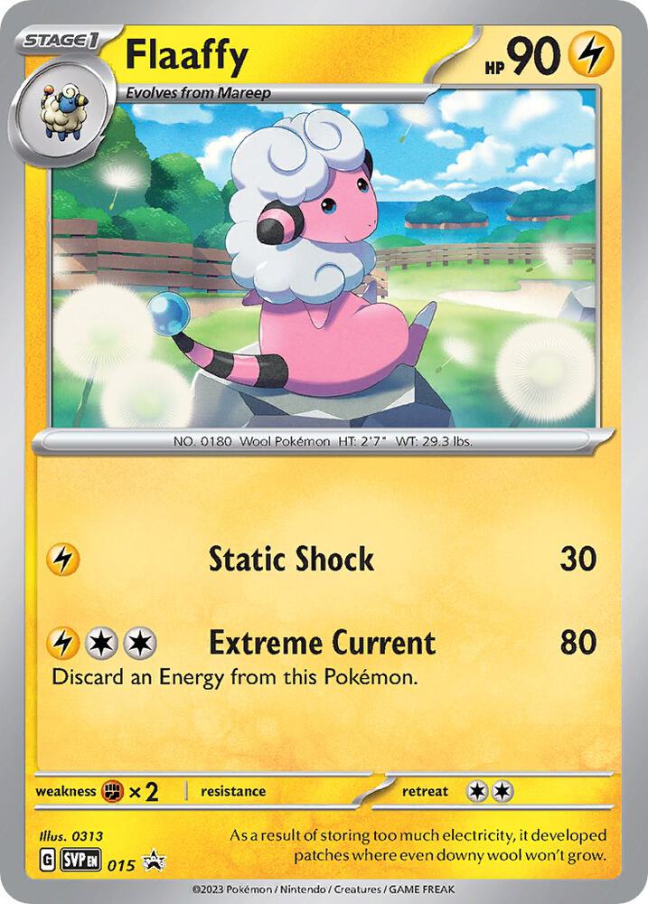 Flaaffy 015 - Pokemon TCG Scarlet & Violet Promos card