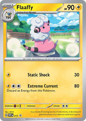 Flaaffy 015 - Pokemon TCG Scarlet & Violet Promos card