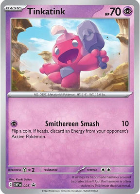 Tinkatink (Cosmo Holofoil) 025 - Pokemon TCG Scarlet & Violet Promos card