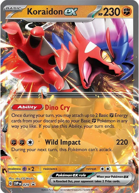 Koraidon ex 029 - Pokemon TCG Scarlet & Violet Promos card